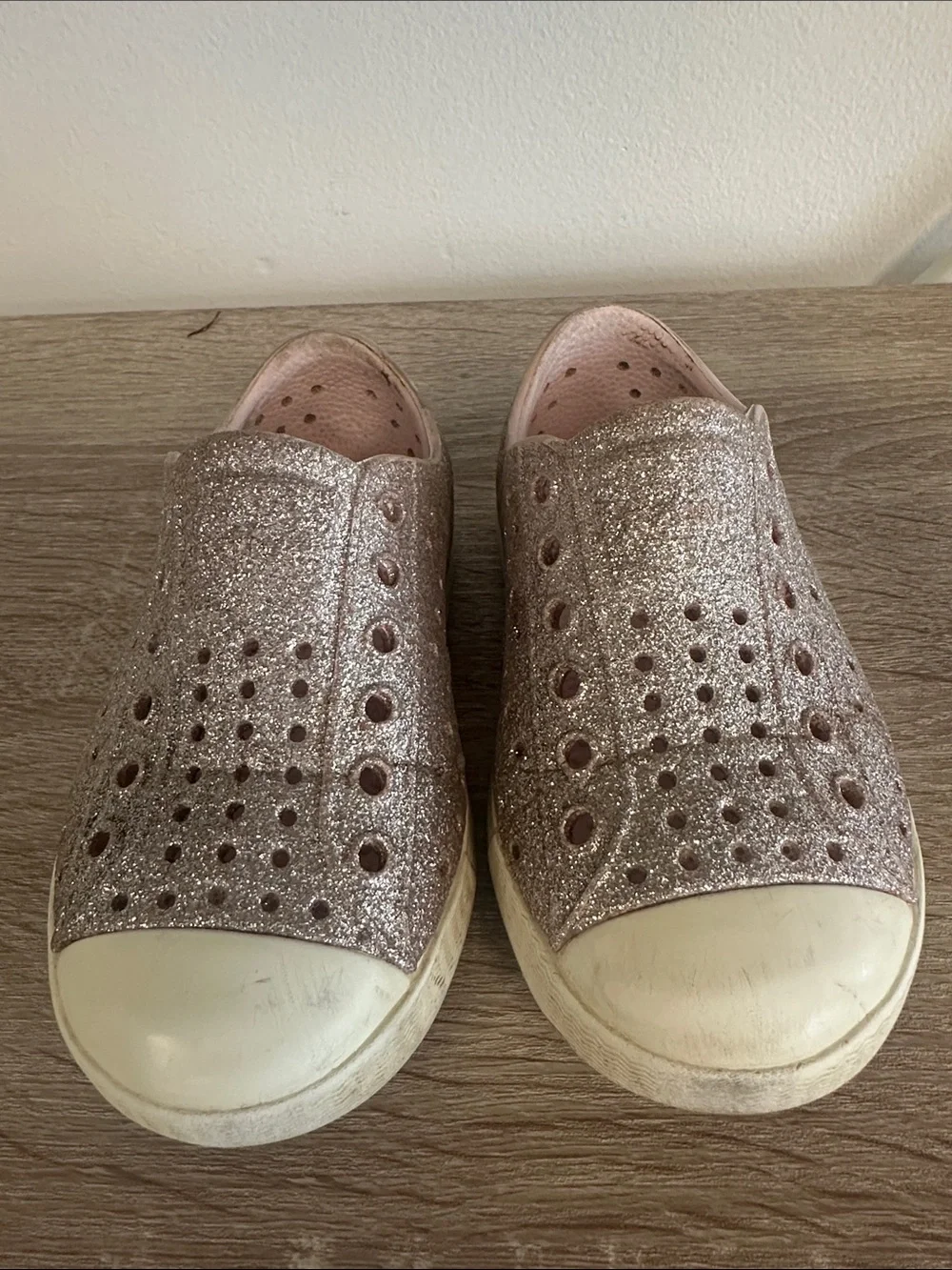Native Pink Glitter Jefferson Shoe 7